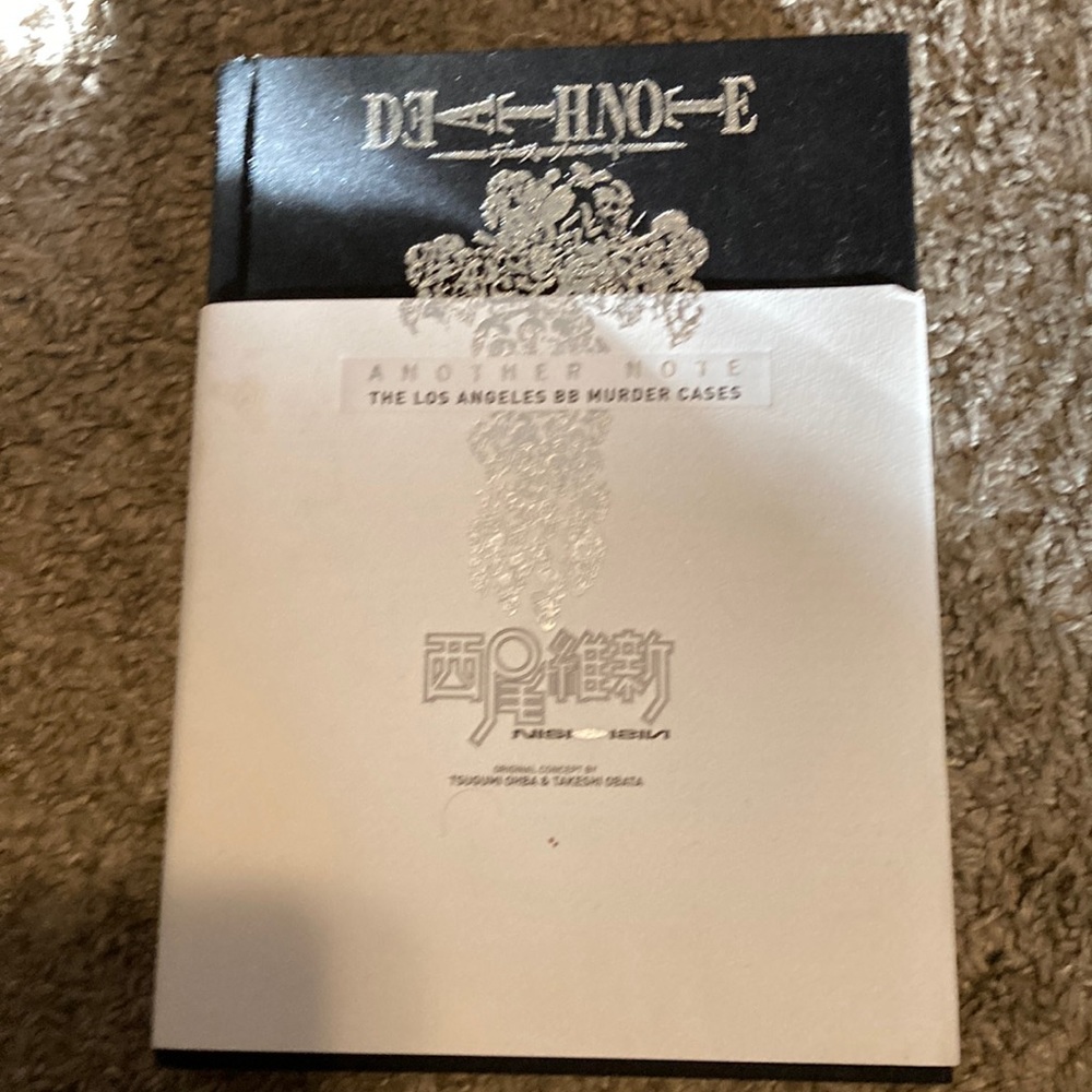 Hard fluffy cover, death note the los angeles BB murder cases
